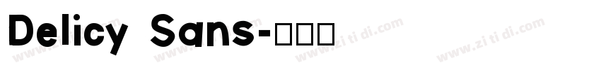 Delicy Sans字体转换
